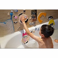 Bath Time Stickers Silly Faces