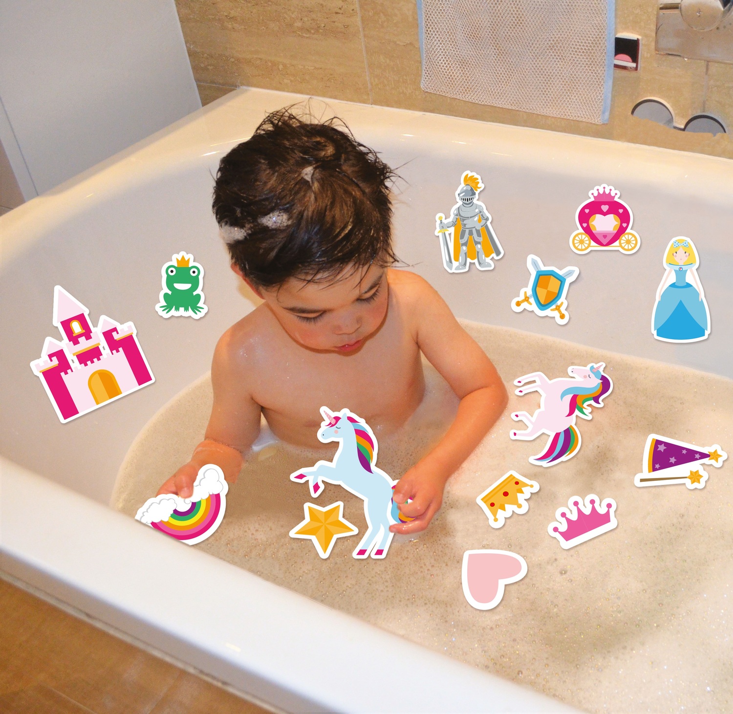 Bath Time Stickers - Fantasy World Unicorn