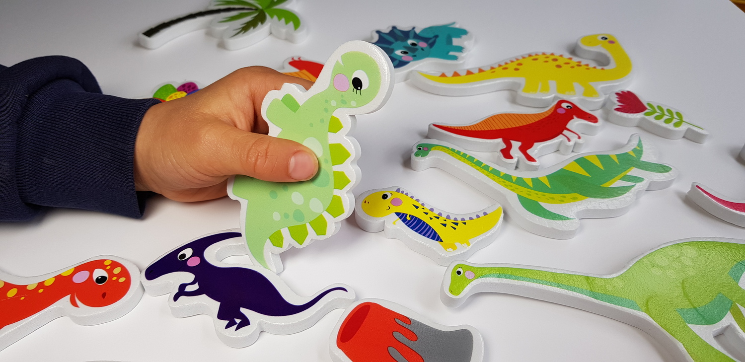 Bath Stickers with Header – Dinosaurs