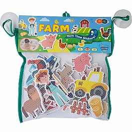 Bath Stickers in Header - Farm