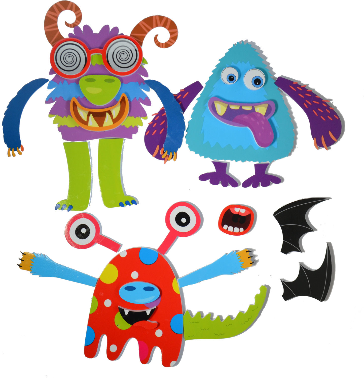 Bath Stickers Silly Monsters