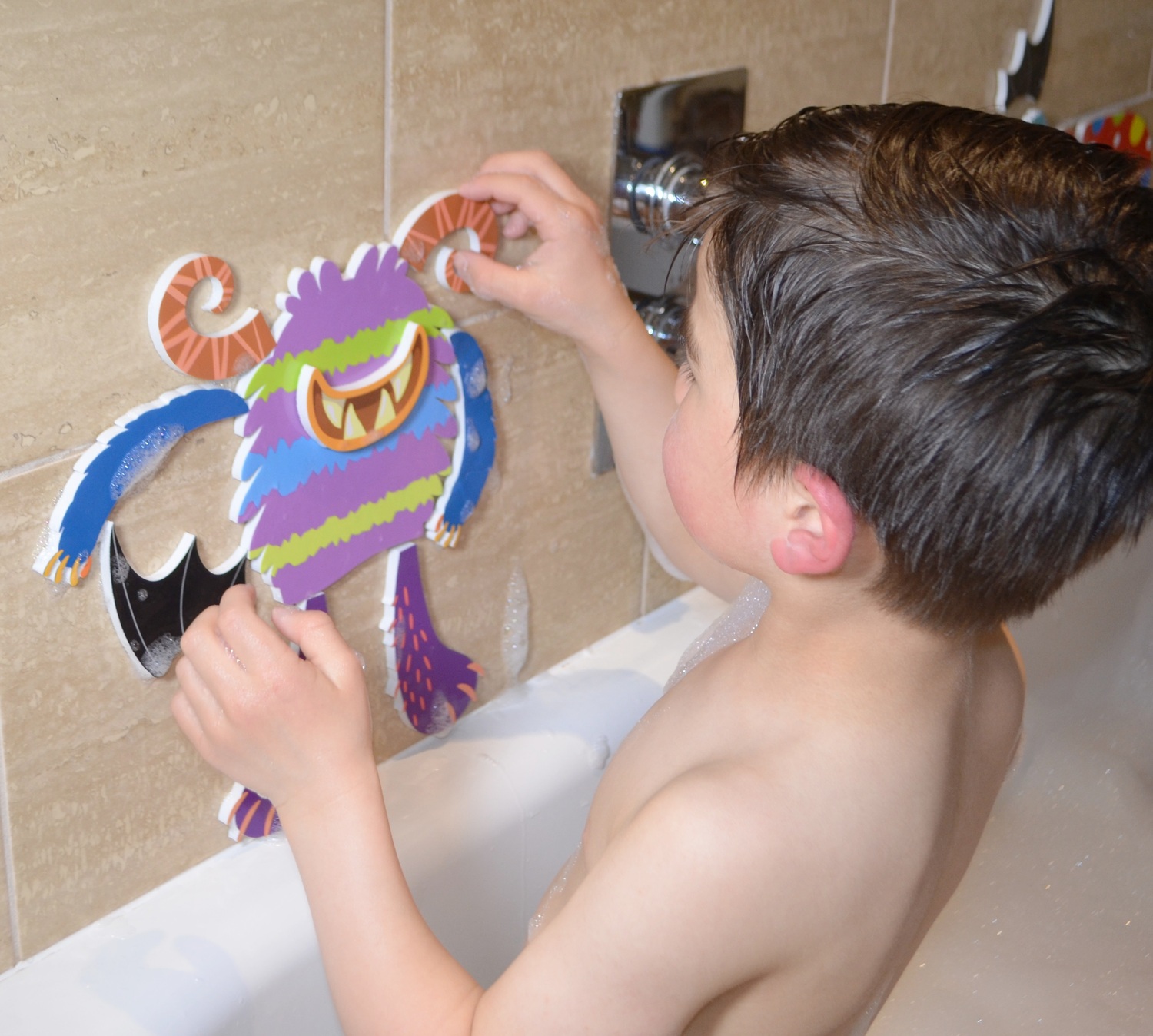 Bath Stickers Silly Monsters