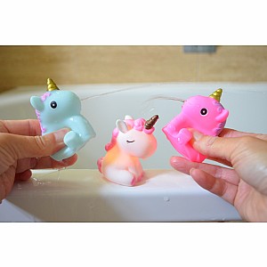 Bath Time Unicorn Squirter and LED