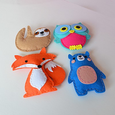 Cute Animals Felt Sewing Kit