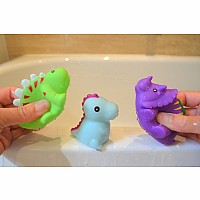 Bath Time Dinosaur Squirter and Light Up Set