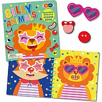 Silly Animals Silicone Sticker Book