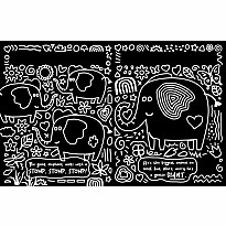 Neon Doodles Book - Wild Animals