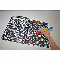 Neon Doodles Book - Wild Animals