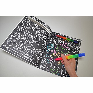 Neon Doodles Book - Unicorn