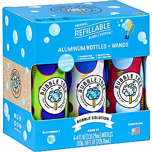 6 pack Aluminum Bubble Bottles
