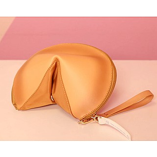 Fortune Cookie Clutch with Strap