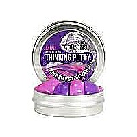 Crazy Aaron's Amethyst Blush Hypercolor Thinking Putty 2" Tin