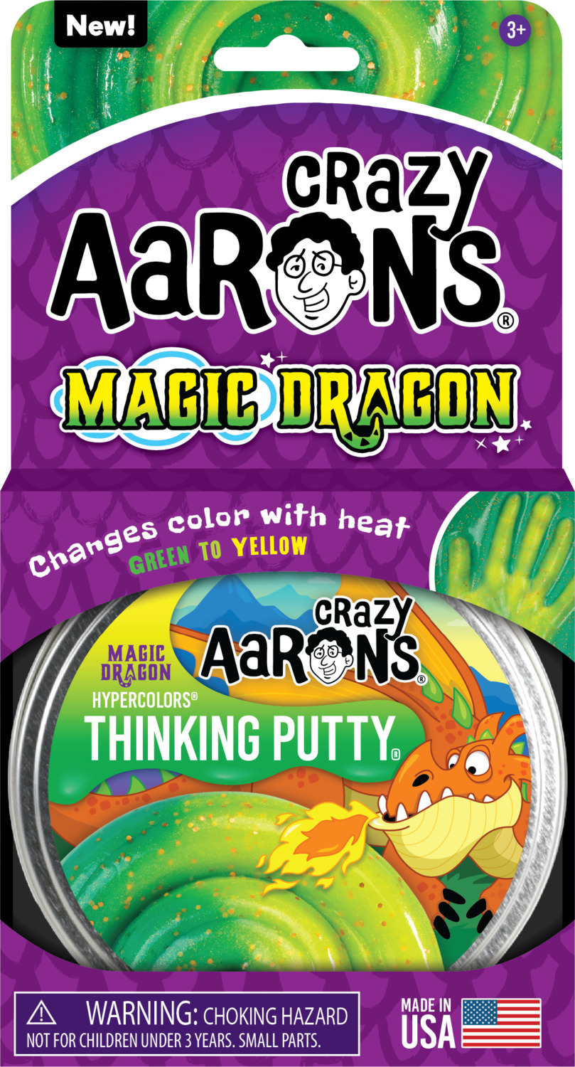 Magic Dragon Hypercolor 4" Thinking Putty Tin