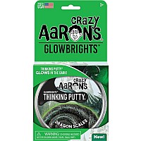 Crazy Aaron's Thinking Putty Dragon Scales Glowbright