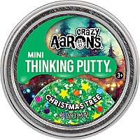 Mini Christmas Tree  - 2" Thinking Putty Tin