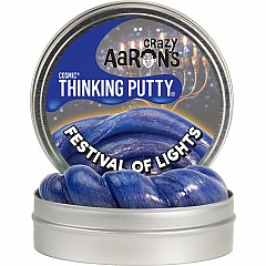 Crazy Aaron's Festival of Lights Cosmic Glow Putty 4" Tin