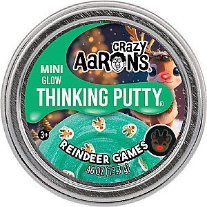 Mini Reindeer Games  - 2" Thinking Putty Tin