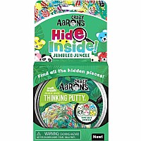 CRAZY AARONS Jumbled Jungle Hide Inside Thinking Putty 4" Tin