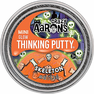 Mini Skeleton - 2" Thinking Putty Tin