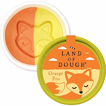 Land of Dough Orange Fox 1 ounce Mini Cup 