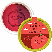 Land of Dough Red Apple 1 ounce Mini Cup