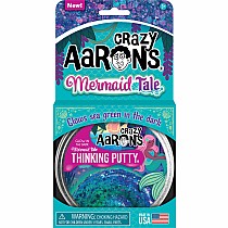 Mermaid Tale Glowbright 4" Thinking Putty Tin