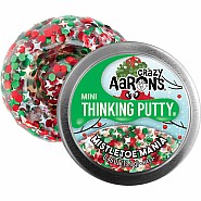 Crazy Aaron's Mistletoe Mania Thinking Putty 2" Mini Tin