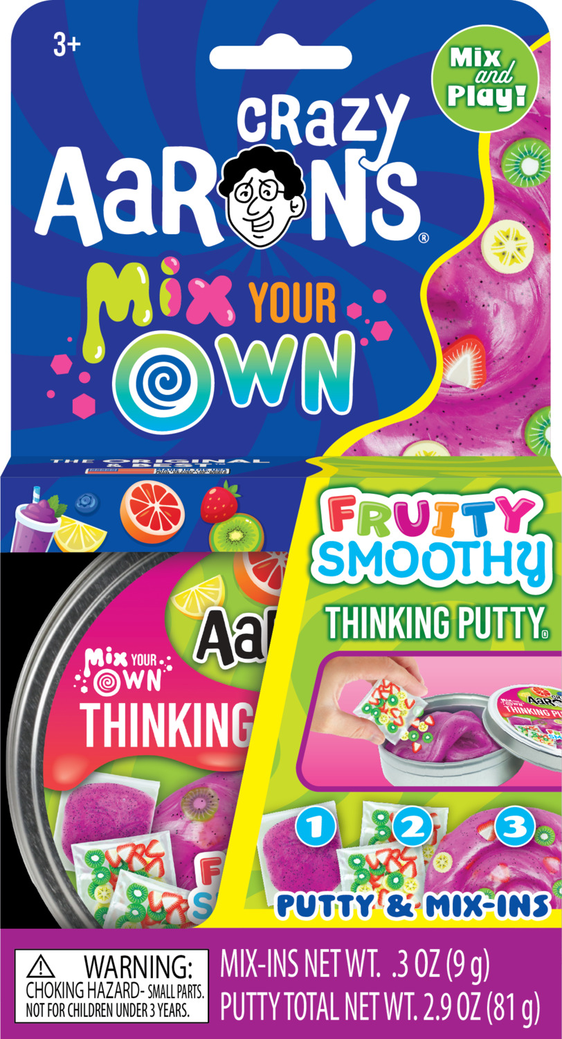 Fruity Smoothy - Mix It Full Size 4" Thinking Putty Tin