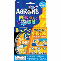 Crazy Aaron's Mac & Cheese - Mix It Full Size 4" Thinking Putty Tin