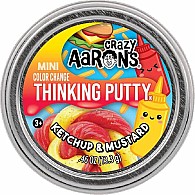 Ketchup & Mustard Thinking Putty (2" Mini Tin)