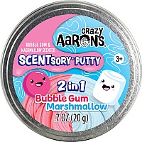 Scentsory Duos Bubblegum/Marshmallow - 2.75" Thinking Putty Tin