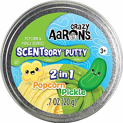 Scentsory Duos Popcorn/Pickle - 2.75" Thinking Putty Tin