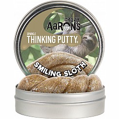 Crazy Aaron's Smiling Sloth Thinking Putty 4" Tin