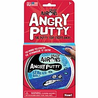 CRAZY AARON'S Stress Ball Angry Putty 4" Tin