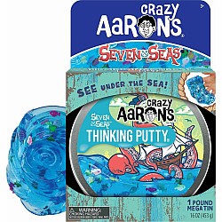 Crazy Aaron's Thinking Putty Tin, Mega Seven Seas (1lb Mega Tin)