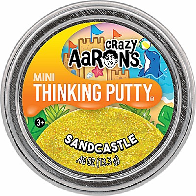 Mini Sandcastle - 2" Thinking Putty Tin