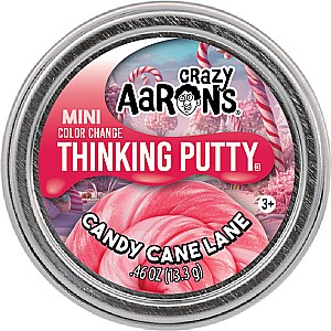 Mini Candy Cane Lane  - 2" Thinking Putty Tin