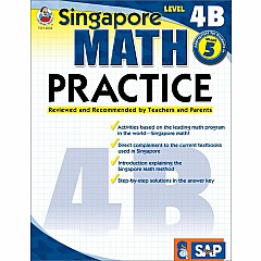 Singapore Math Practice - Level 4B (5) Book