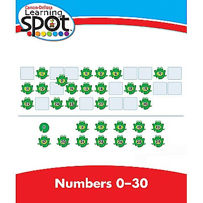 Numbers 0-30 Learning Spot Lessons, Grade K