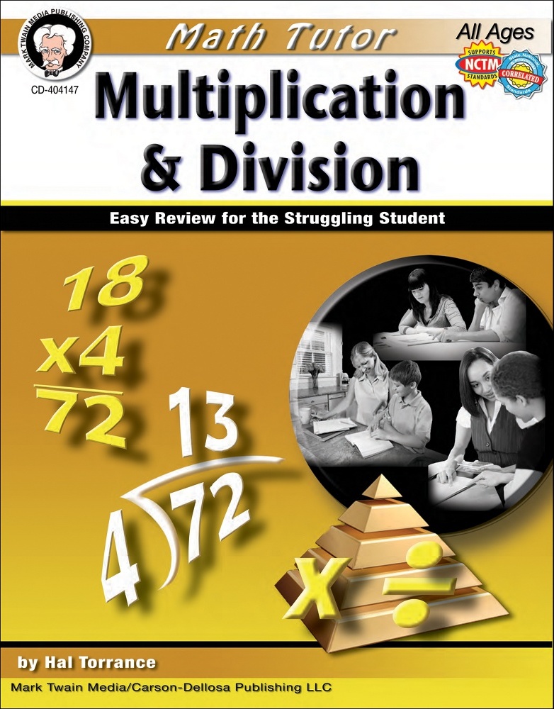 Math Tutor Multiplication Division All Ages Book School Crossing