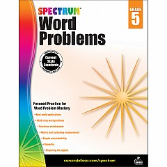 Spectrum Word Problems (5) Book