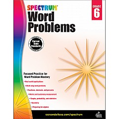 Spectrum Word Problems (6) Book