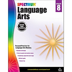 Spectrum Language Arts (8) Book