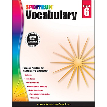 Spectrum Vocabulary (6) Book