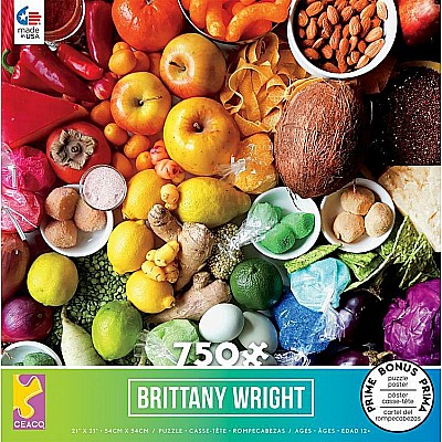 Brittany Wright - Food Medley (750 pc) Ceaco