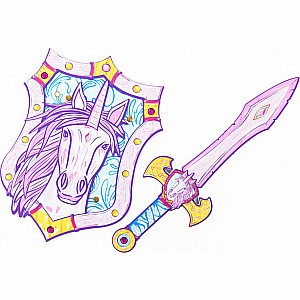 Enchanted Unicorn EVA Sword