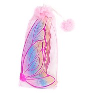 Glitter Rainbow Wings (multi Pastel Hot Pink, OS