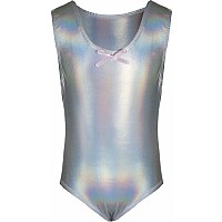 Bodysuit Iridescent Silver (Size 5-6)