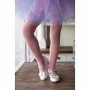 Rhinestone Tights (Light Pink)