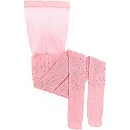 Rhinestone Tights (Light Pink)